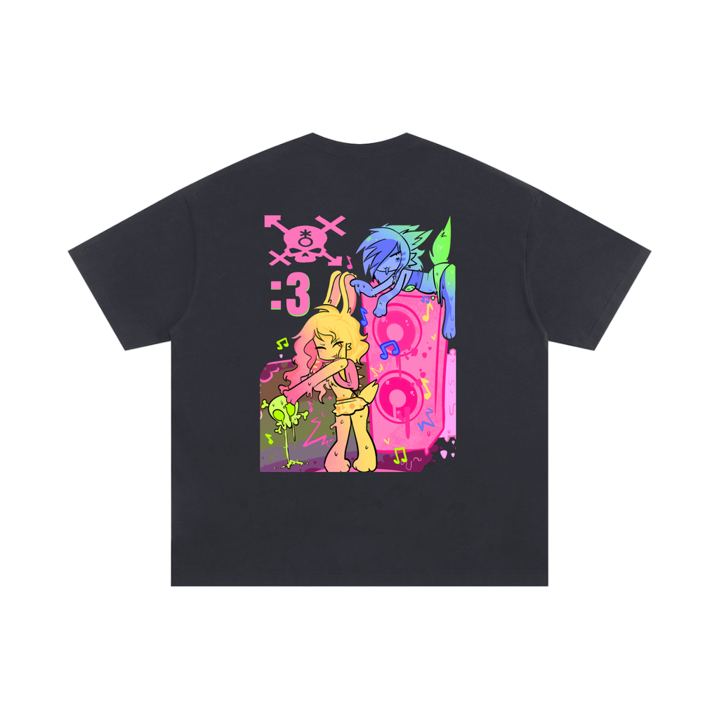 "BASSHAZZARD" Logo Tee